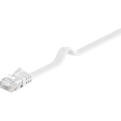 MicroConnect UUTP CAT6 2M White Flat - High-Speed Network Cable V-UTP602W-FLAT